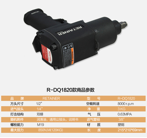 气动扳手产品参数